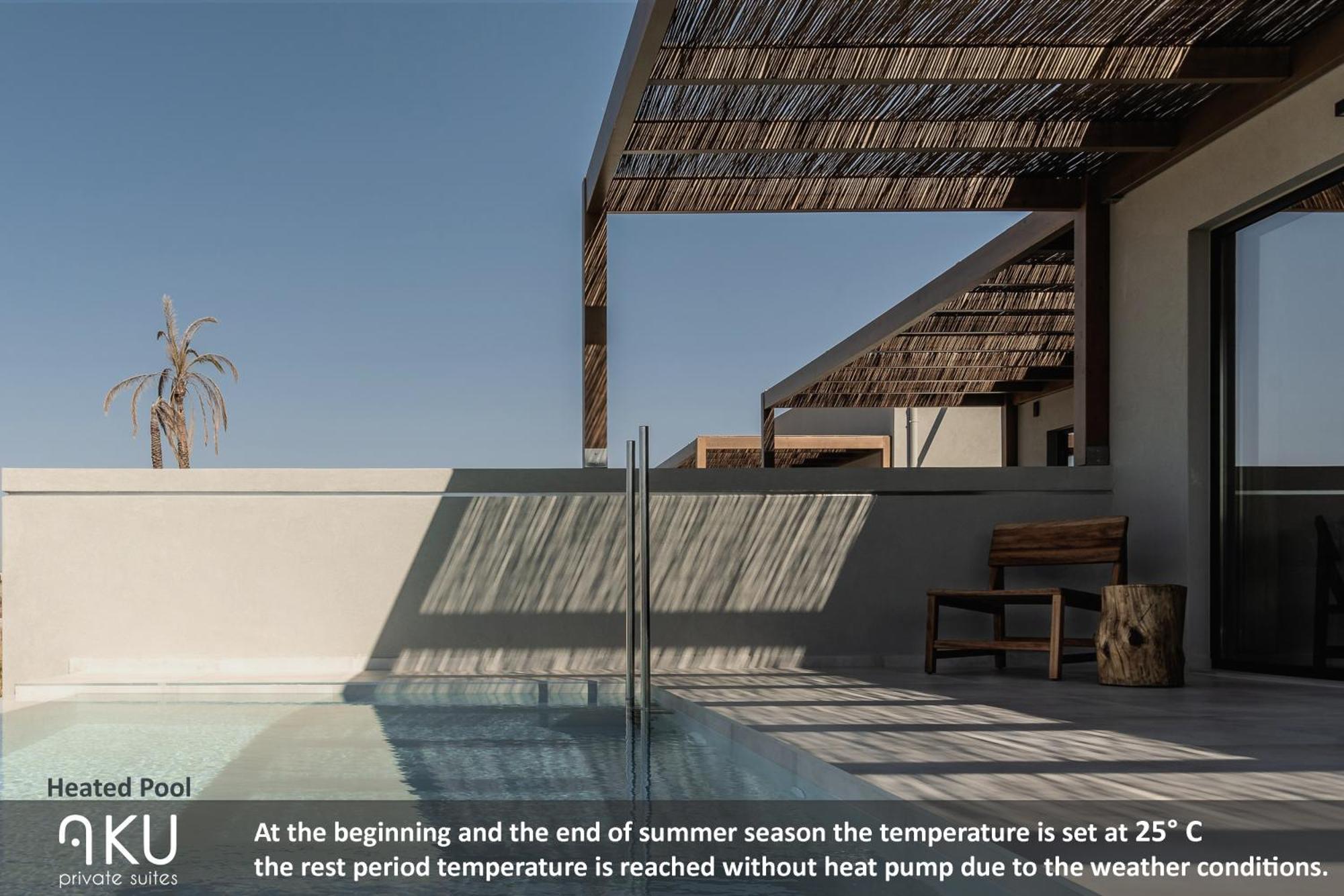 Aku Suites With Private Pools Stalida Room photo